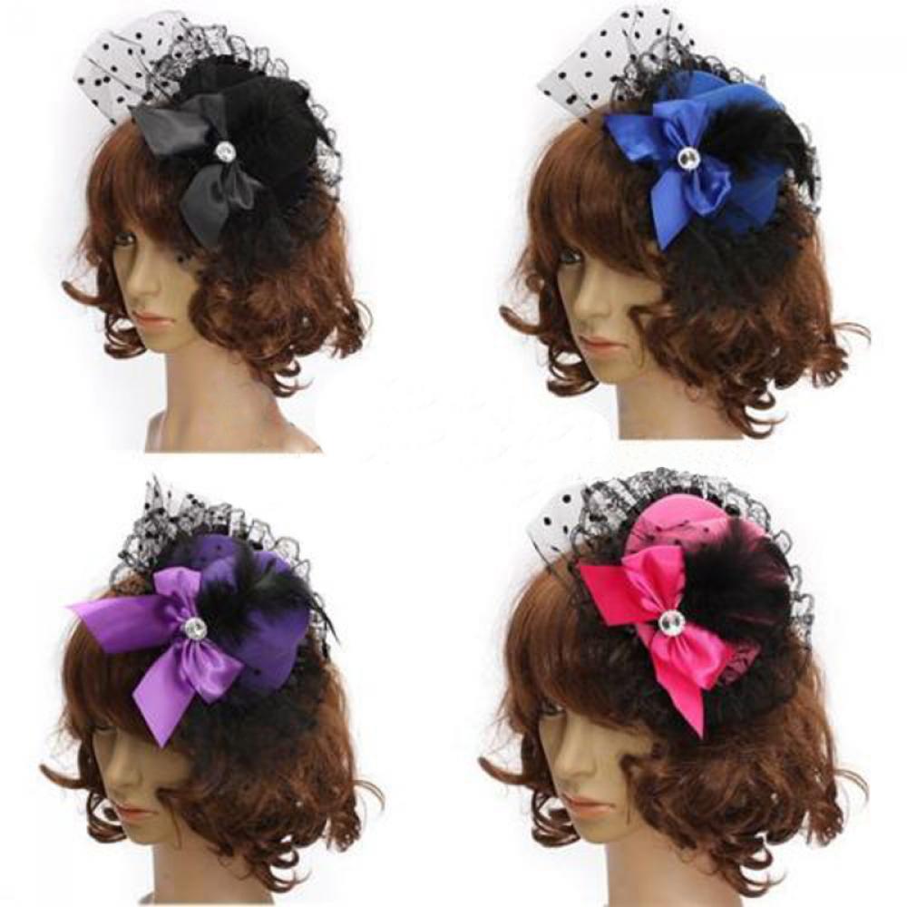 Lady Mini Feather Hat