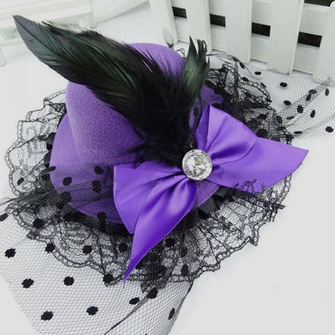 Lady Mini Feather Hat